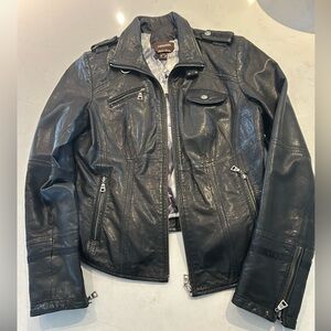 Dania Limited Edition Raphael women’s vintage leather motorcycle jacket (S)